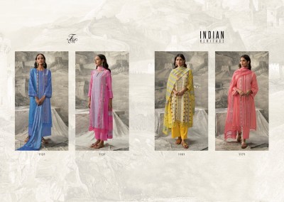 T and M present Indian heritage pure linen printed with hand embroidered pakistani suit catalogue at wholesale price  pakistani suit catalogs