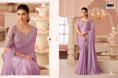 TFH Salsa Style Hits SLS-8004 Silver Chiffon Shimmer Saree with Banglori Work Blouse sarees catalogs