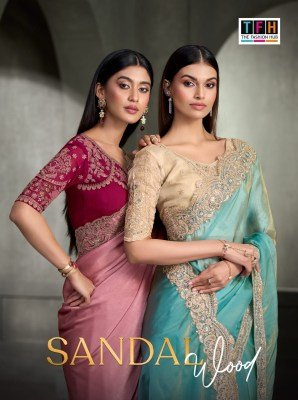 TFH The Fashion Hub SANDALWOOD-17 Designer Saree Collection with Blouse 