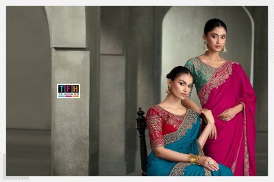 TFH The Fashion Hub SANDALWOOD-17 Designer Saree Collection with Blouse sarees catalogs