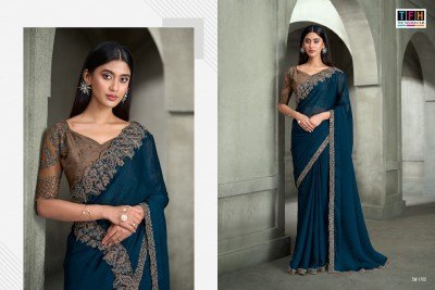 TFH The Fashion Hub SANDALWOOD-17 Designer Saree Collection with Blouse sarees catalogs