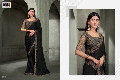 TFH The Fashion Hub SANDALWOOD-17 Designer Saree Collection with Blouse sarees catalogs