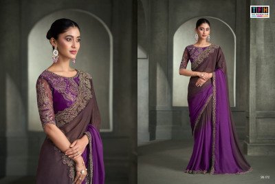 TFH The Fashion Hub SANDALWOOD-17 Designer Saree Collection with Blouse sarees catalogs