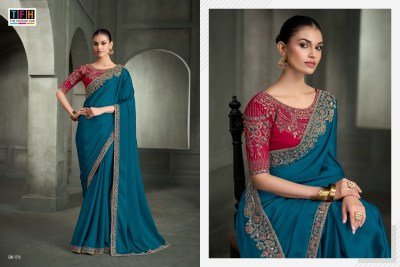 TFH The Fashion Hub SANDALWOOD-17 Designer Saree Collection with Blouse sarees catalogs