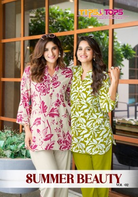 TIPS And TOPS  New Collection Co- ord Set Summer Beauty Vol 02 wholesale catalogs