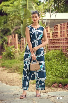 TIPS And TOPS OLIVIA Vol 03 Reyon Print fabric with manual work and attached inside pocket sleeves Stylish and functional women s tops collection Whol kurtis catalogs