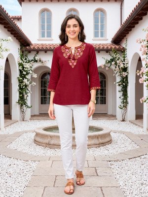 TIPS & TOPS TWINKLE Vol-02 Western Short Kurti Rayon  Collection kurtis catalogs