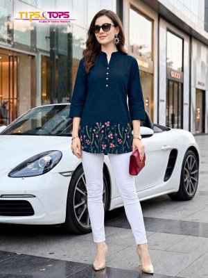 TIPS and TOPS POLO Vol-02 Fancy Western Short Kurti Heavy Rayon Collection kurtis catalogs
