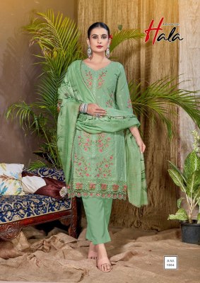 Tabeer 23 by HaLa Pure cambric Lawn Pakistani suit catalogue at low rate dress material catalogs