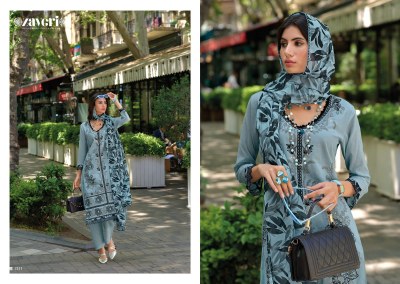 Taish vol 1 by Zaveri cambric cotton embroidered readymade suit catalogue  readymade suit catalogs