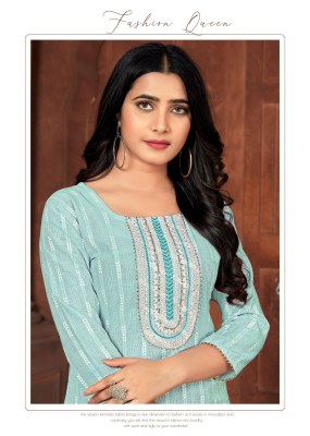 Takatak 2 slub cotton booti neck sequence work kurti catalogue at wholesale price kurtis catalogs