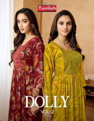 Taniksh Dolly Vol 2 Feeding Style Anarkali Kurti Pant with Dupatta wholesale catalogs