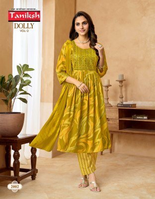 Taniksh Dolly Vol 2 Feeding Style Anarkali Kurti Pant with Dupatta fancy Anarkali suit catalogs