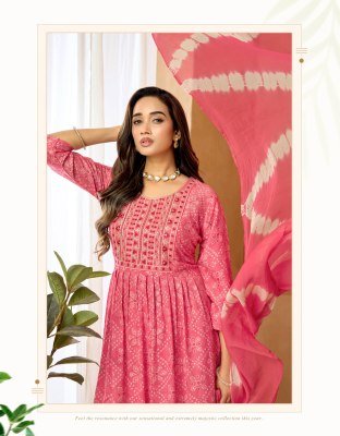 Taniksh Dolly Vol 2 Feeding Style Anarkali Kurti Pant with Dupatta fancy Anarkali suit catalogs