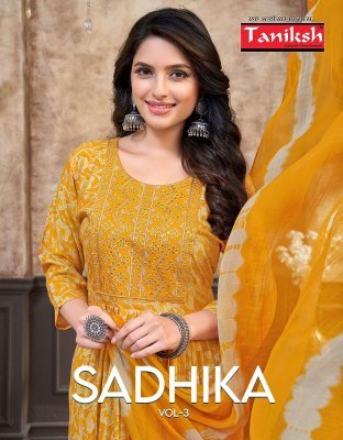 Taniksh Sadhika Vol 3 Kruti pant And Dupatta With Sikvnas Embroidery Work  kurtis catalogs