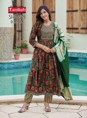 Taniksh Shimoni vol 2 Nyra cut Ready made suits catalogue  kurtis catalogs