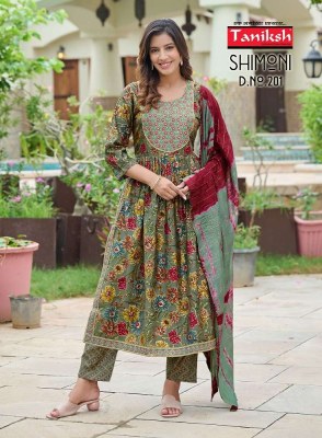 Taniksh Shimoni vol 2 Nyra cut Ready made suits catalogue  kurtis catalogs