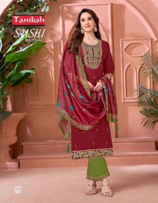 Taniksh Sushi Vol 1 Couture Roman Embroidered Kurta Pants And Digital Dupatta with Pocket Wholesale kurtis catalogs