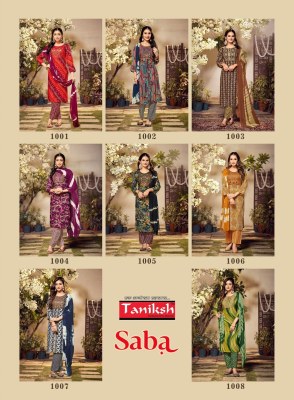 Taniksh by saba vol 1 reyon printed sequence work readymade suit catalog at wholesale price readymade suit catalogs