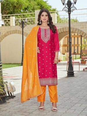 Tanisha by Aanchi Vichitra silk Straight readymade suit catalogue at amaviexpo  readymade suit catalogs