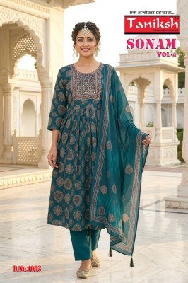 Tanishk Sonam Vol 4 Readymade Anarkali Set readymade suit catalogs