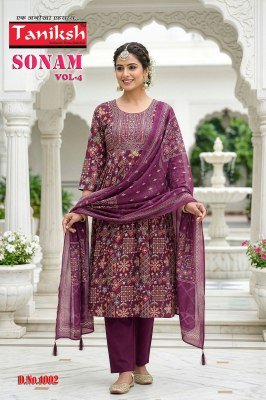 Tanishk Sonam Vol 4 Readymade Anarkali Set readymade suit catalogs