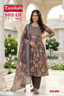Tanishk Sonam Vol 4 Readymade Anarkali Set readymade suit catalogs