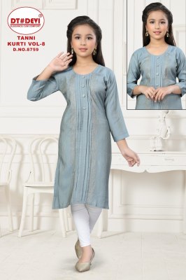 Tanni kurti vol 8 by Devi Simmer fancy work Kurti catalogue at affordable rate kurtis catalogs