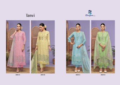 Tanvi by Sargam Pure Lilen Digital Prints With Elegant Embroidery Work unstitched dress material catalogue with affordable rate dress material catalogs