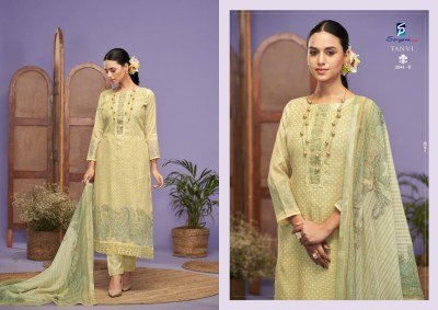 Tanvi by Sargam Pure Lilen Digital Prints With Elegant Embroidery Work unstitched dress material catalogue with affordable rate dress material catalogs