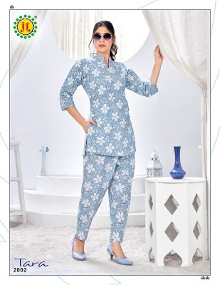 Tara vol 2 by JT Pure cotton printed co ord set catalogue at affordable rate Size wise Combo Set