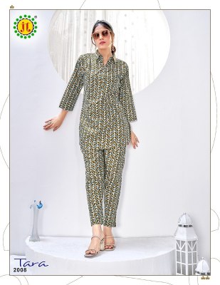 Tara vol 2 by JT Pure cotton printed co ord set catalogue at affordable rate Size wise Combo Set