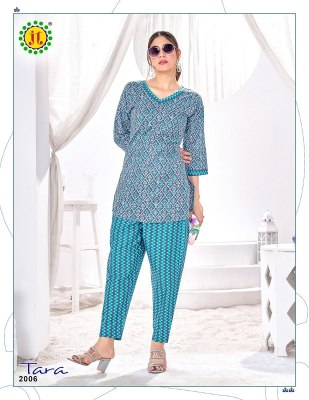 Tara vol 2 by JT Pure cotton printed co ord set catalogue at affordable rate Size wise Combo Set