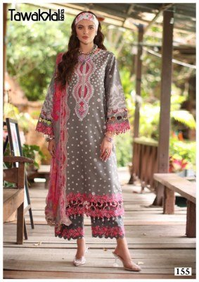 Tawakkal Fabrics Gulaal Classy Luxury Cotton Collection Vol-16 Kurti Pant Dupatta Set readymade suit catalogs