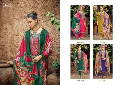 The Eknoor Choice Summer Collection Pure Viscose Muslin Rayon And Simer Silk Dress Material Wholesale dress material catalogs