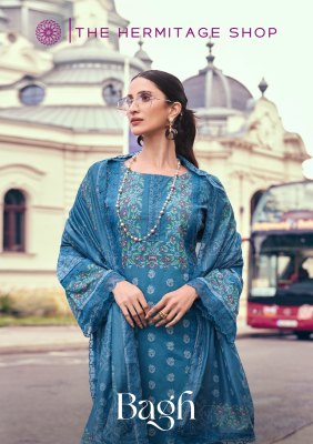 The Hermitage Shop by Bagh Pure Lawn Cotton Digital Printed dress material collection with low price Amavi