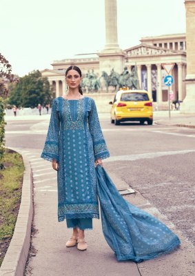 The Hermitage Shop by Bagh Pure Lawn Cotton Digital Printed dress material collection with low price salwar kameez catalogs