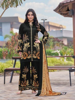 The Wonder Woman Designer Studio W-2147 Kurti Pant with  Dupatta  Size wise Combo Set