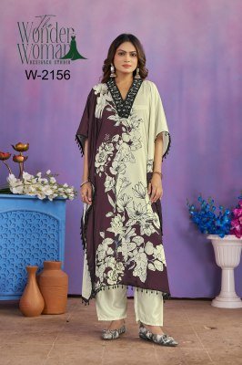 The Wonder Women Designer Studio W-2156 Imported Kaftaan with Bottom kurtis catalogs