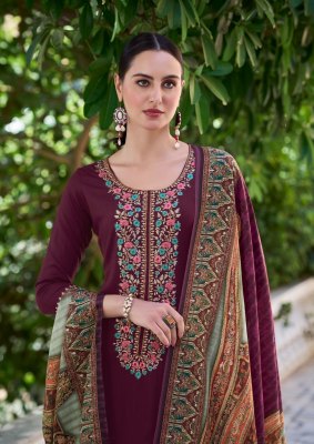 The hermitage shop and begum vol 2 pure viscose unstitched suit catalogue at low rate  salwar kameez catalogs