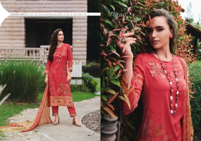 Itrana present Lalita cotton satin heavy digital printed hand work unstitched suit material catalogue at amaviexpo salwar kameez catalogs