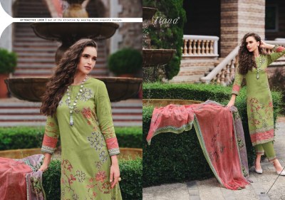 Itrana present Lalita cotton satin heavy digital printed hand work unstitched suit material catalogue at amaviexpo salwar kameez catalogs