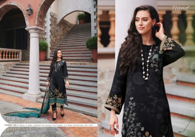 Itrana present Lalita cotton satin heavy digital printed hand work unstitched suit material catalogue at amaviexpo salwar kameez catalogs