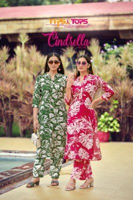 Tips And Tops Cinderella Vol 06 Festival Collection  Heavy Rayon Printed Co ord Set with Pockets Wholesale co ord set catalogs