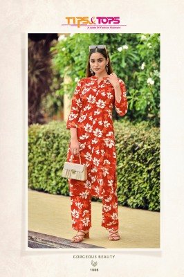 Tips And Tops Cinderella Vol 06 Festival Collection  Heavy Rayon Printed Co ord Set with Pockets Wholesale co ord set catalogs