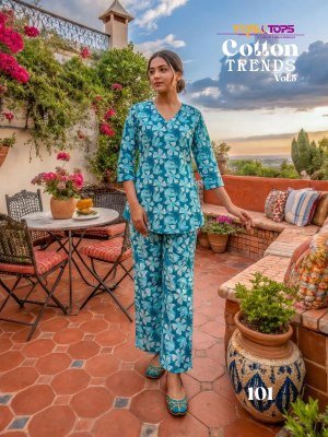 Tips & Tops Cotton Trends Vol 05 Printed Cotton Co-Ord Set (M–3XL) co ord set catalogs