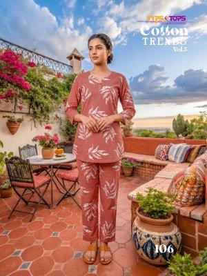 Tips & Tops Cotton Trends Vol 05 Printed Cotton Co-Ord Set (M–3XL) co ord set catalogs