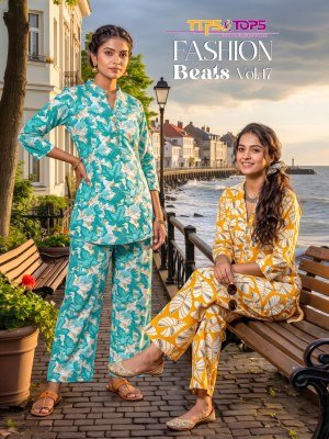 Tips & Tops Fashion Beats Vol 17 Heavy Rayon Printed Co-Ord Set Collection co ord set catalogs