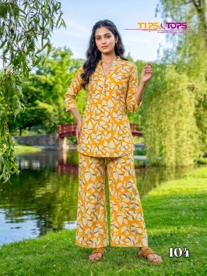 Tips & Tops Fashion Beats Vol 17 Heavy Rayon Printed Co-Ord Set Collection co ord set catalogs