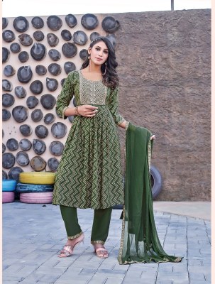 Tips and Tops by Gungun reyon heavy embroidered readymade suit catalogue at amaviexpo readymade suit catalogs